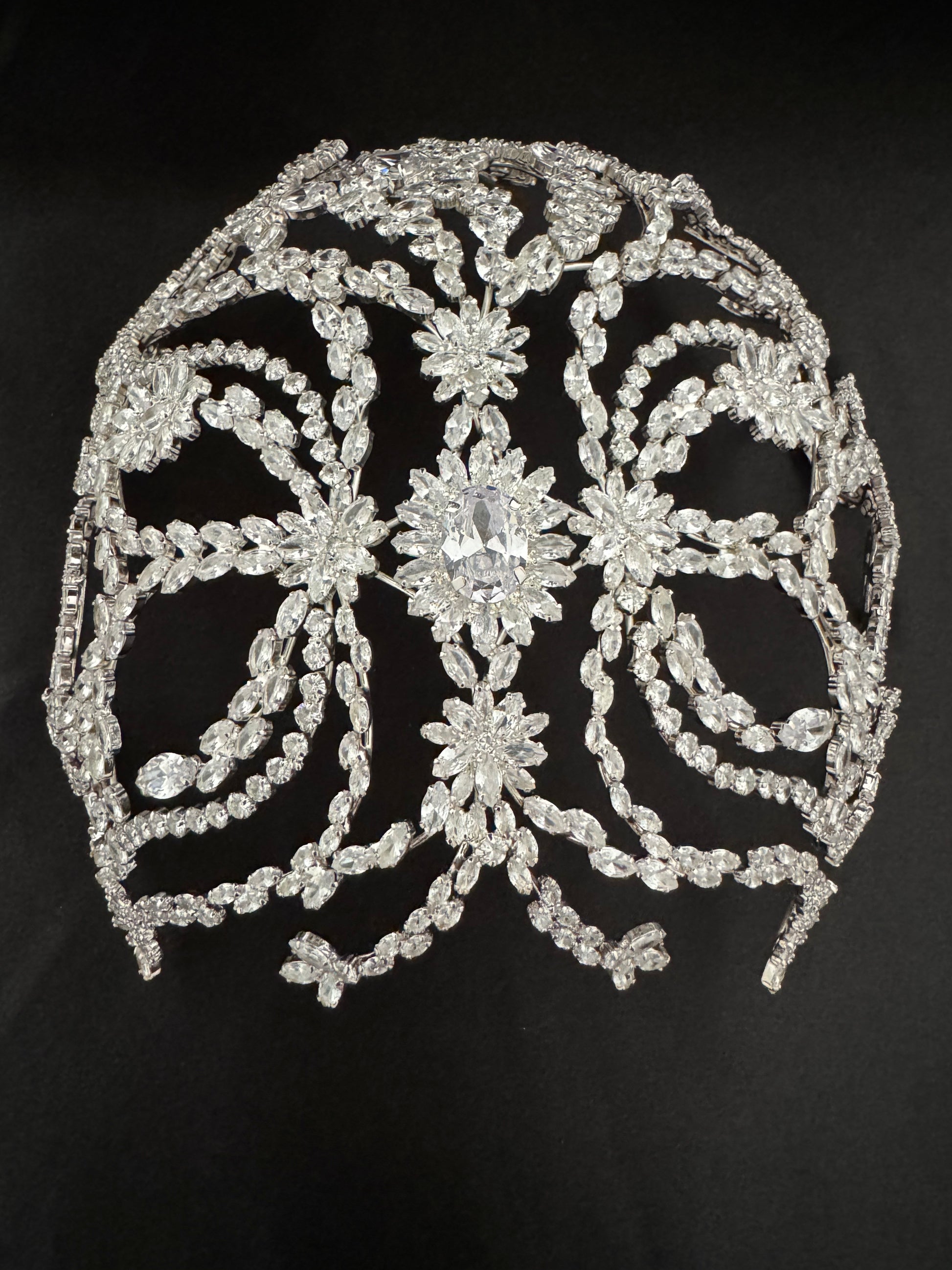 Lucerne Exquisite Headpiece Top View